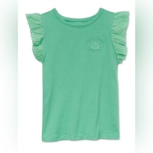 Garanimals | Toddler Girl Short Sleeve Eyelet Flutter T-Shirt